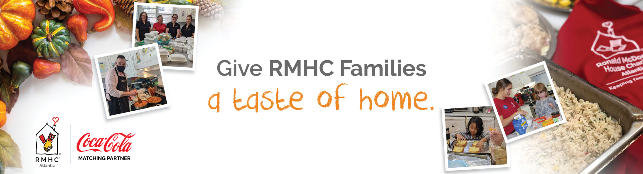 Banner - Give RMHC families a taste of home