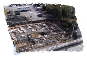 Photo of construction site at New Ronald McDonald House