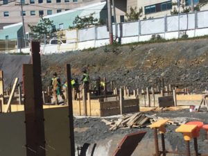 Photo of construction site at New Ronald McDonald House